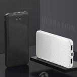 POWERBANK 10000mAh Czarny 2xUSB + USB Micro USB TYP-C 10W
