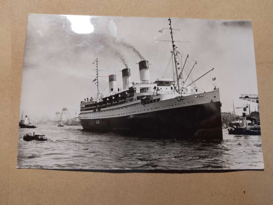 stare niemieckie zdjęcie statek