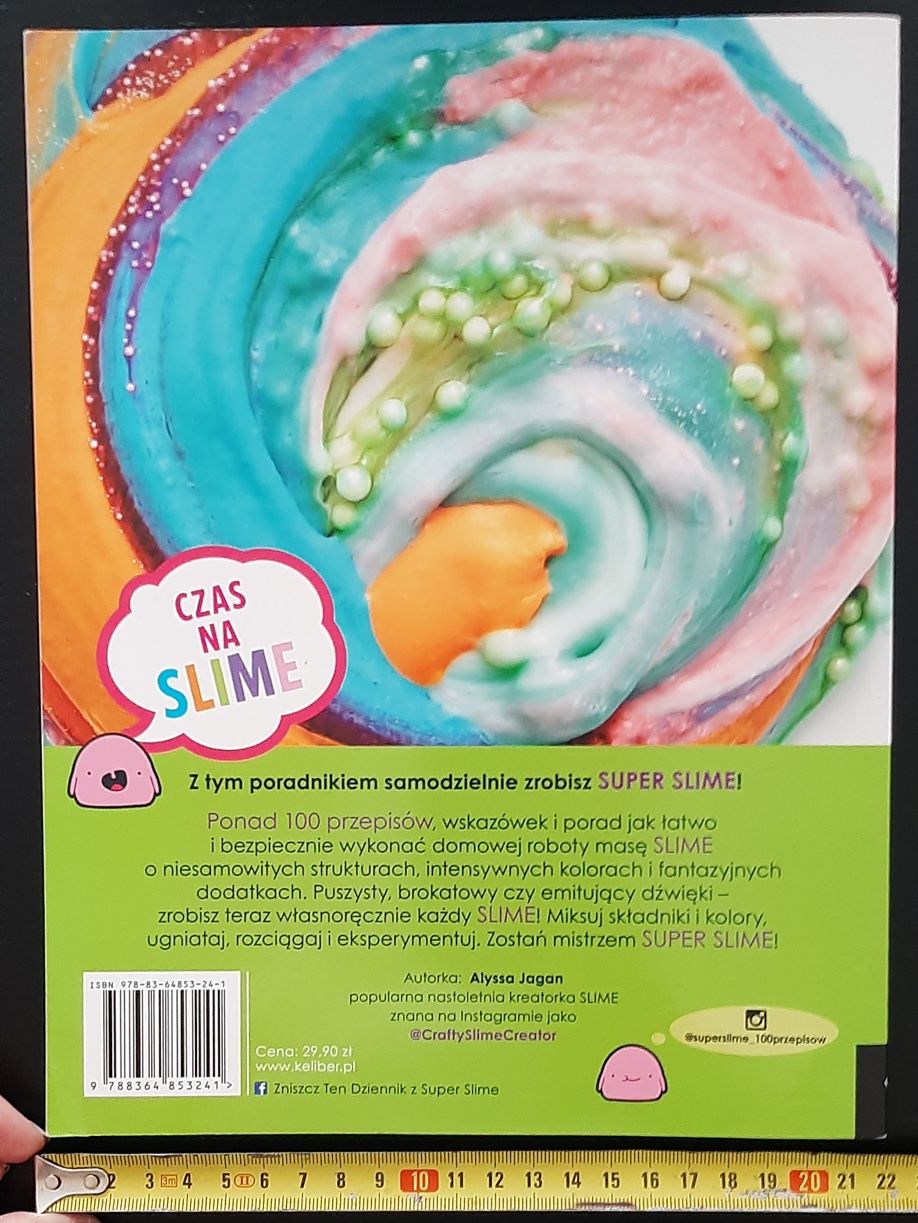 Książka Super Slime, podstawowy podręcznik do wyrobu slime