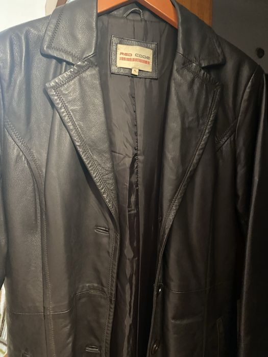 Gabardine de senhora em pele