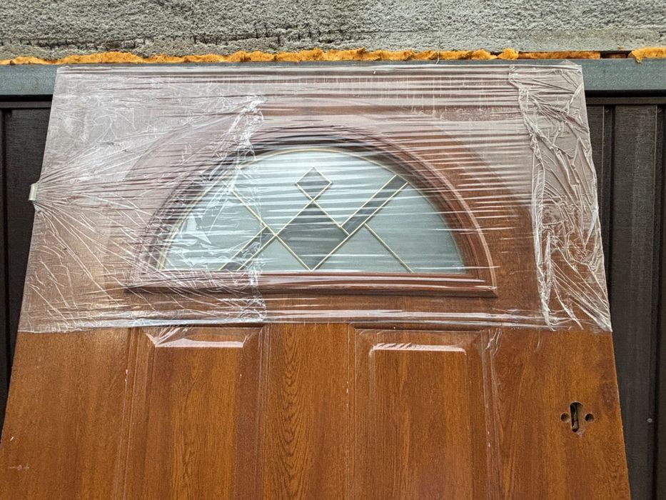 Drzwi zewnętrzne złoty dąb W ZESTAWIE OŚCIEŻNICA