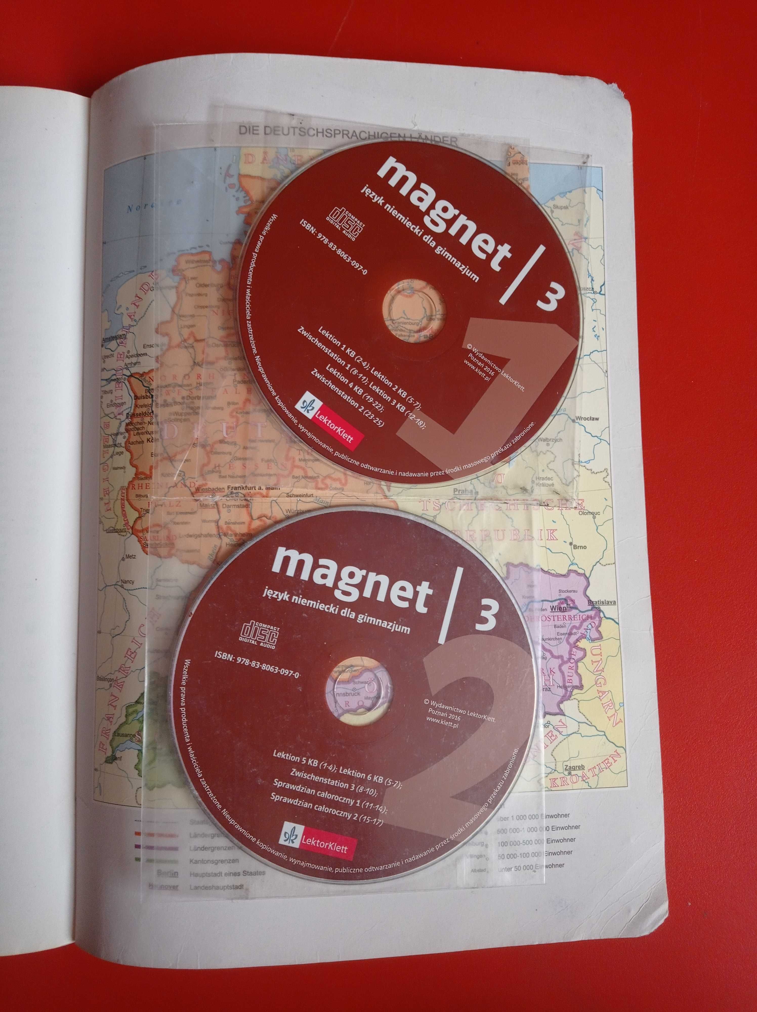 Magnet 3, Język niemiecki, Podręcznik z płytą CD, Giorgio Motta