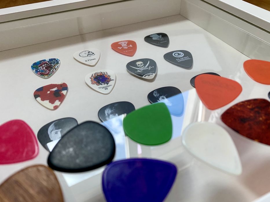 Conjunto de oito palhetas