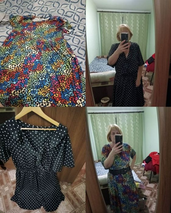 Сарафан сукня великого розміру жіноча. Трикотажна зимня.