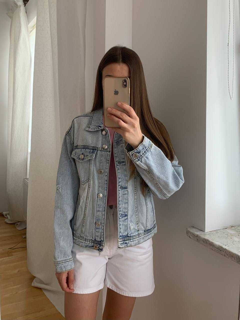Kurtka jeansowa Stradivarius