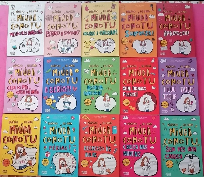 Diário de uma miúda como tu-NOVOS para o Natal-Cada 6,90€-Ler descriçã