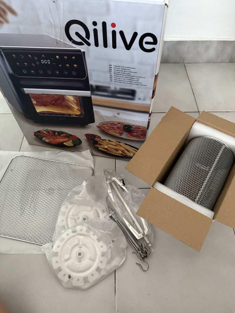 Air Fryer Qilive como nova