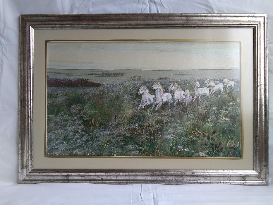 Вишита в ручну картина '' Степ ''