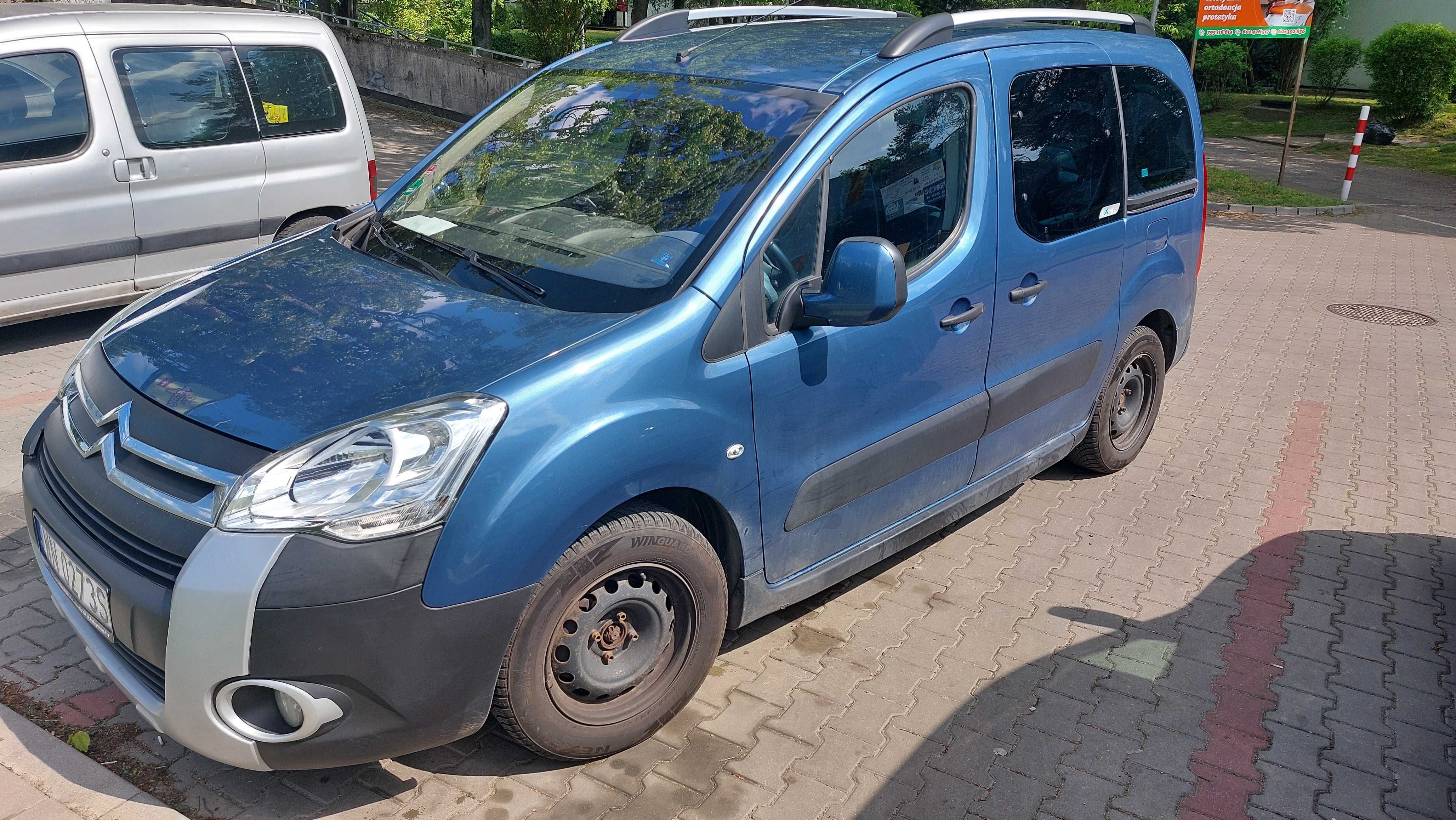 Citroen Berlingo XTR, salon PL, 2010r, 176 tys km, Diesel, 92 KM,