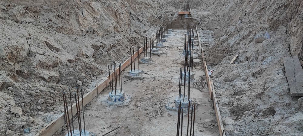 Буріння під фундаментні палі - Улаштування паль