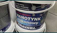 Kreisel nanotynk silikonowy 2 wiadra 25 kg tynk biały