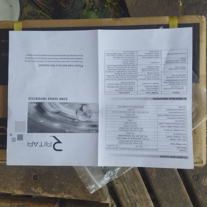 UPS Ritar RTSWrl- 600