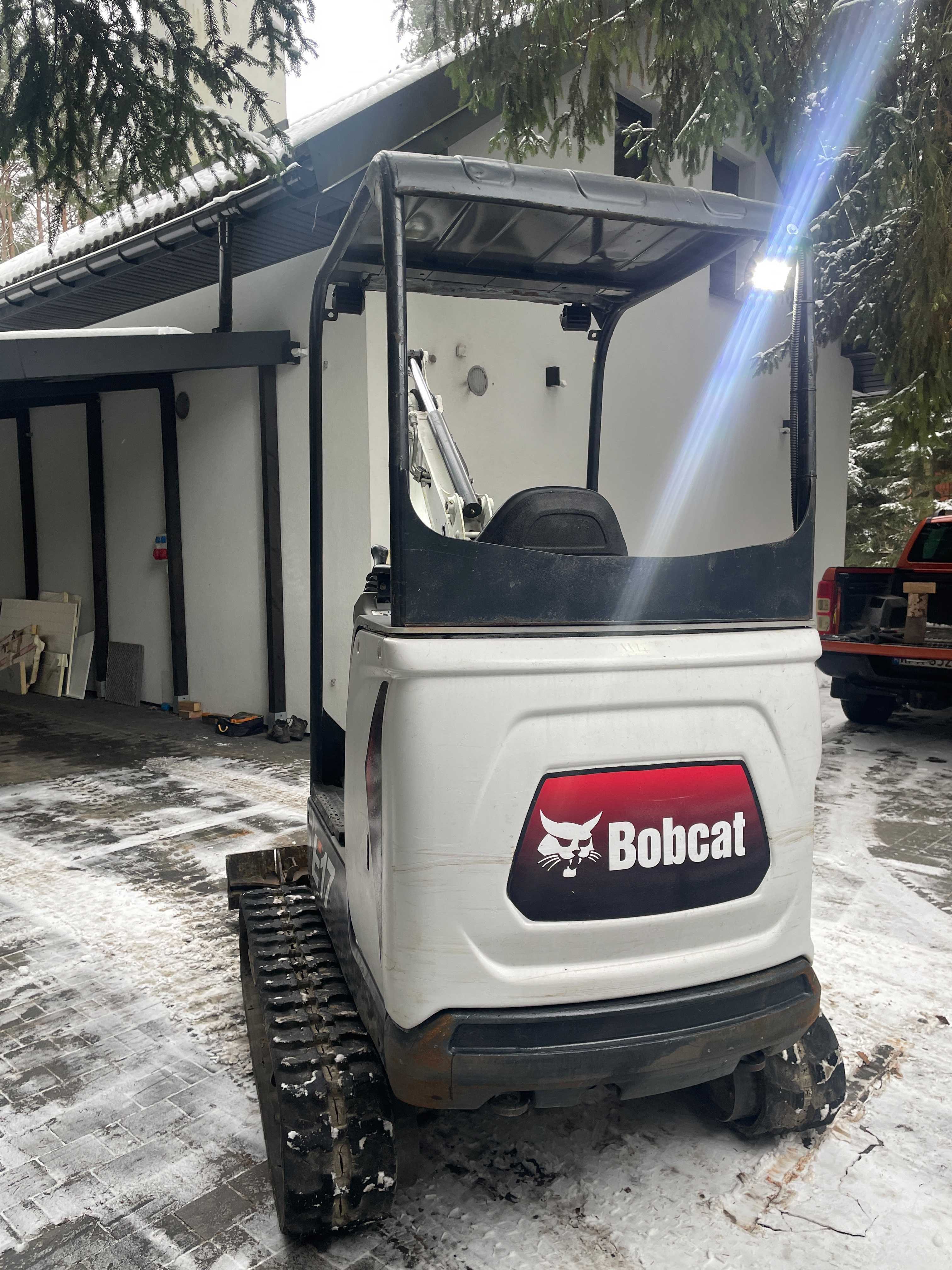 minikoparka BOBCAT E17, 2014, VAT 23%