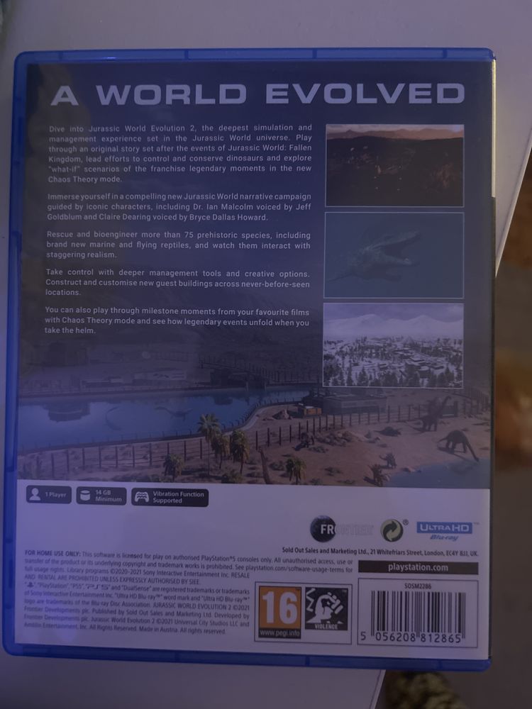 Jurassic world evolution 2