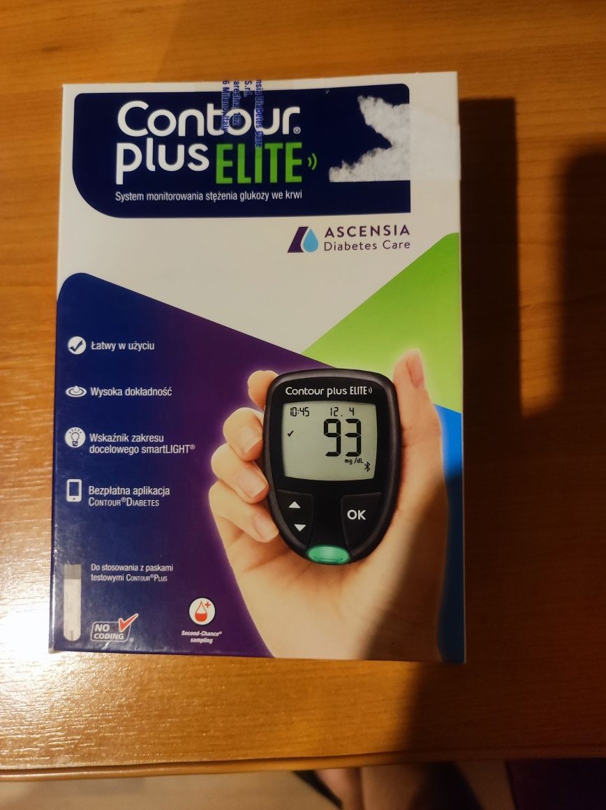 Glucometr contour Plus Elite plus paski