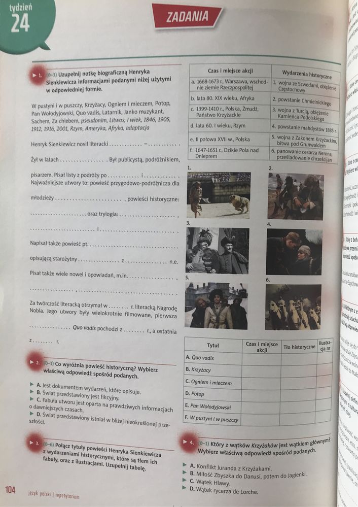 Repetytorium język polski - 7 i 8 klasa sp + szkoła średnia