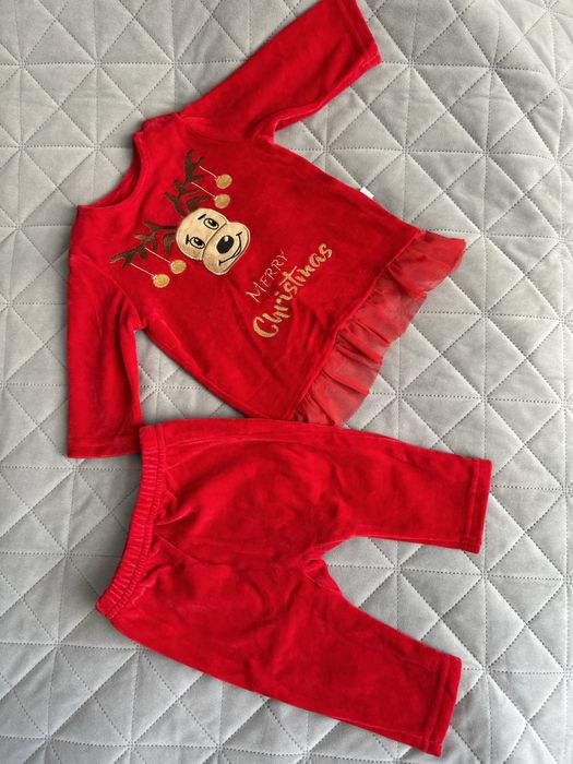 Новорічний костюм дитячий ( штани та кофточка)
