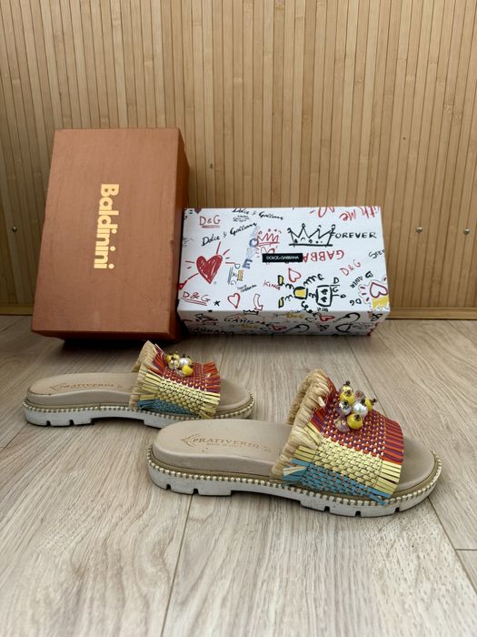 Prativerdi Hand Made in Italy слайдери/шльопанці