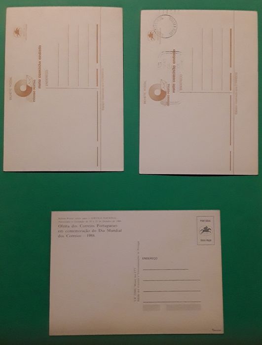 Postal ilustrado ou Bilhete Postal antigos dos CTT