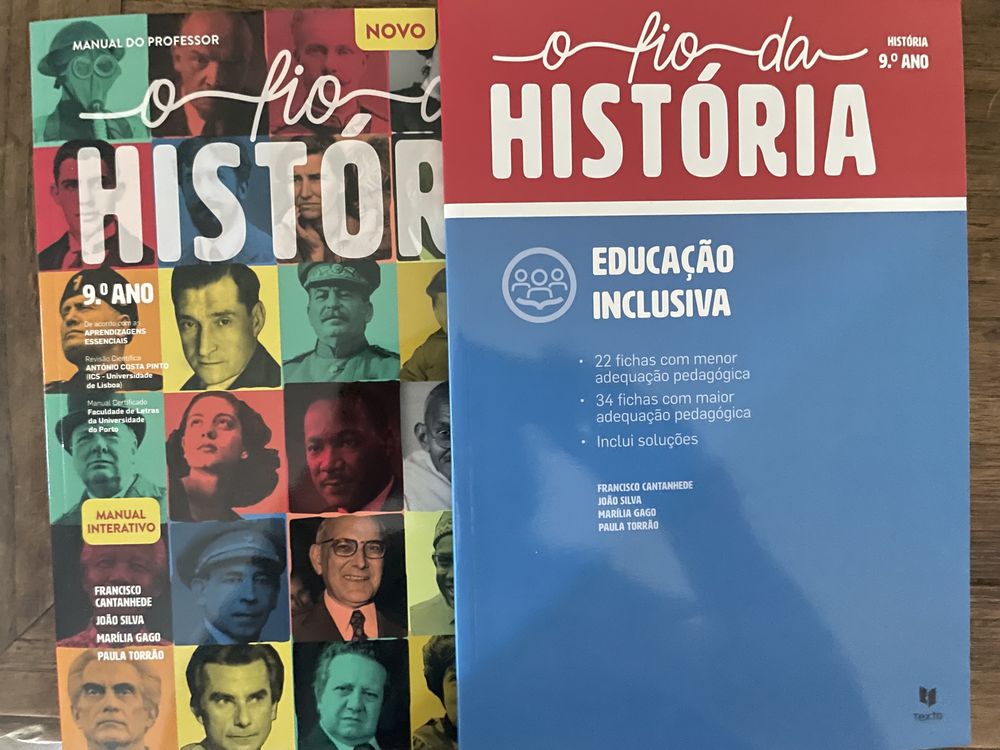 Manual e caderno de actividades de História 9.º (nono) ano