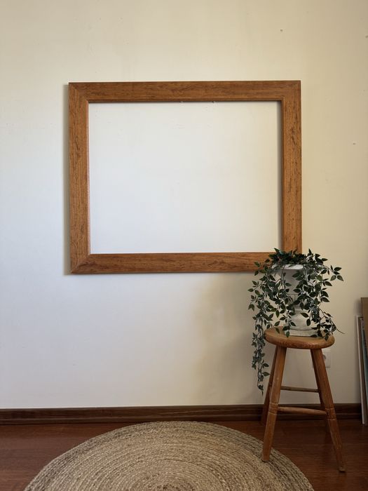 Grande moldura de madeira 112x92cm