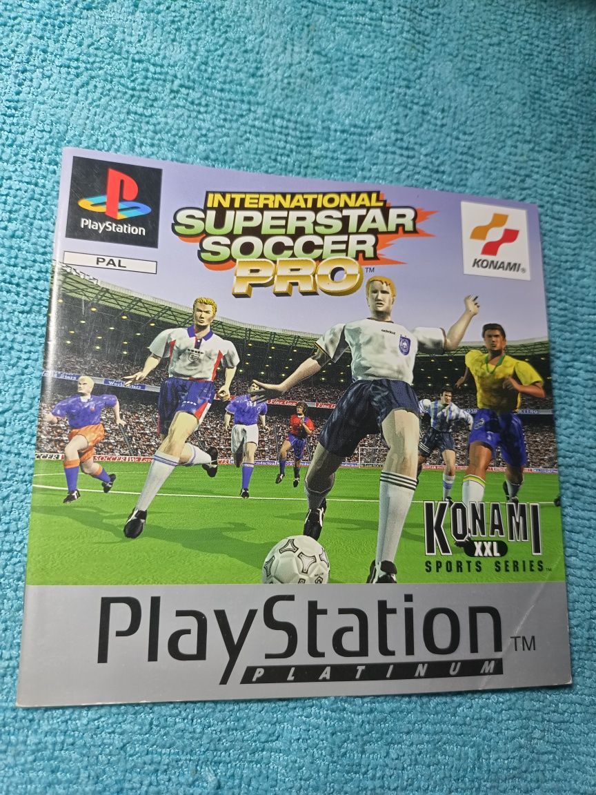 Iss pro ps1 psx PlayStation1 manual książeczka