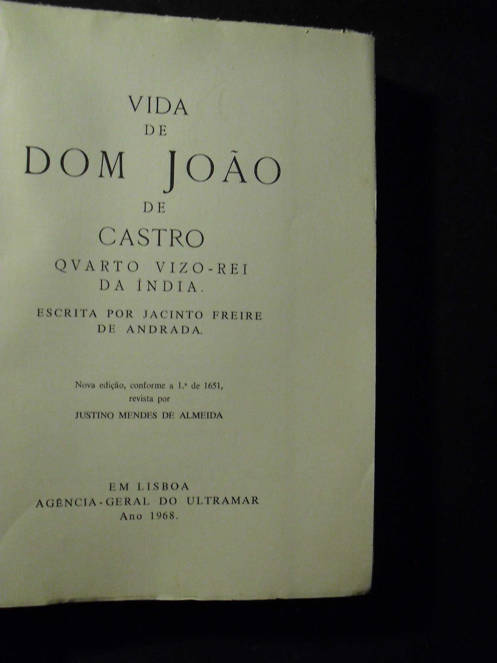 Almeida (Justino Mendes de,Revista por);Vida de D.João de Castro