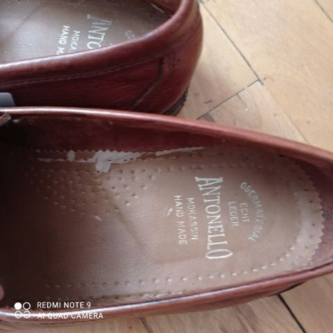 Mokasyny Antonella 39 torba snake skin hand made