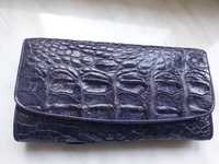 Кошелёк-портмоне из крокодиловой кожи