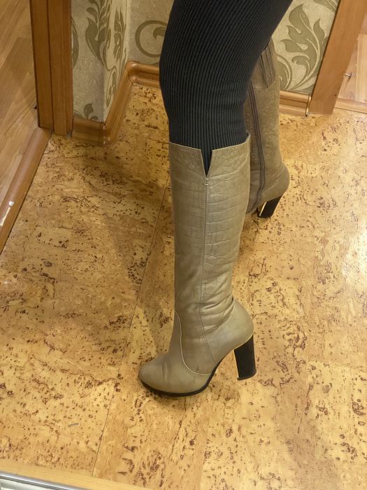 Сапоги натуральна шкіра