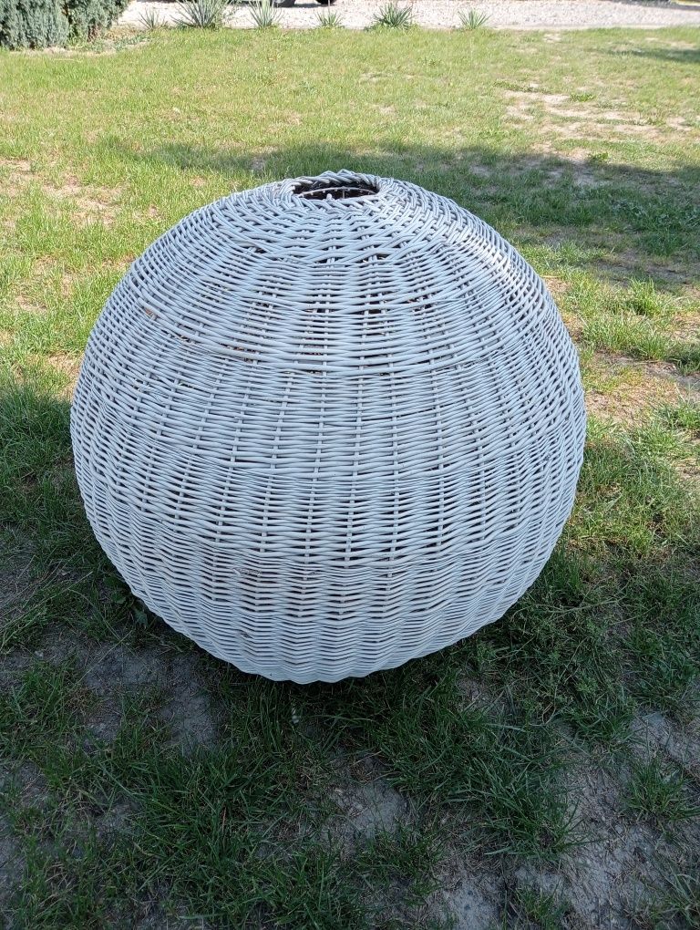 Żyrandol - Lampa wisząca wiklinowa 60cm