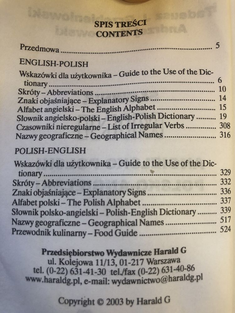 Słownik Mini angielsko-polski polsko-angielski