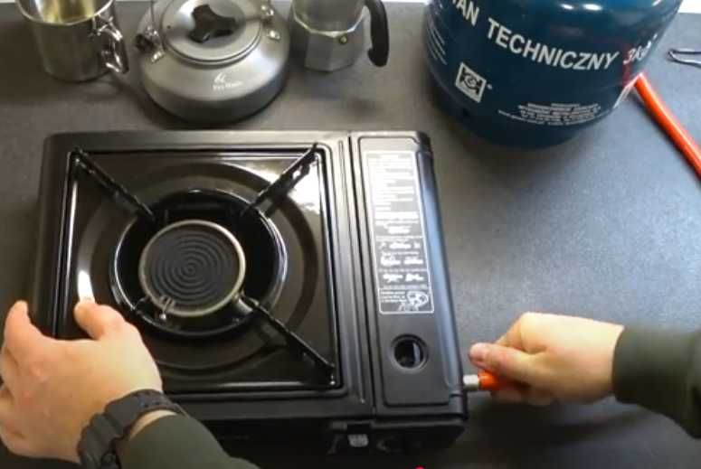 Туристична плита + обігрівач з інфрачервоним пальником  у кейсі.