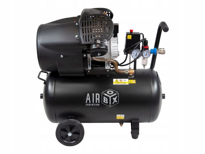 Kompresor Sprężarka Olejowa 50l Dwutłokowa 2,2kw 230v 10bar Airbox Evo