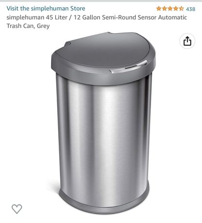 Simplehuman 45 liter мусорное ведро