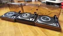 3 sztuki gramofonow dual 1224 i 1225