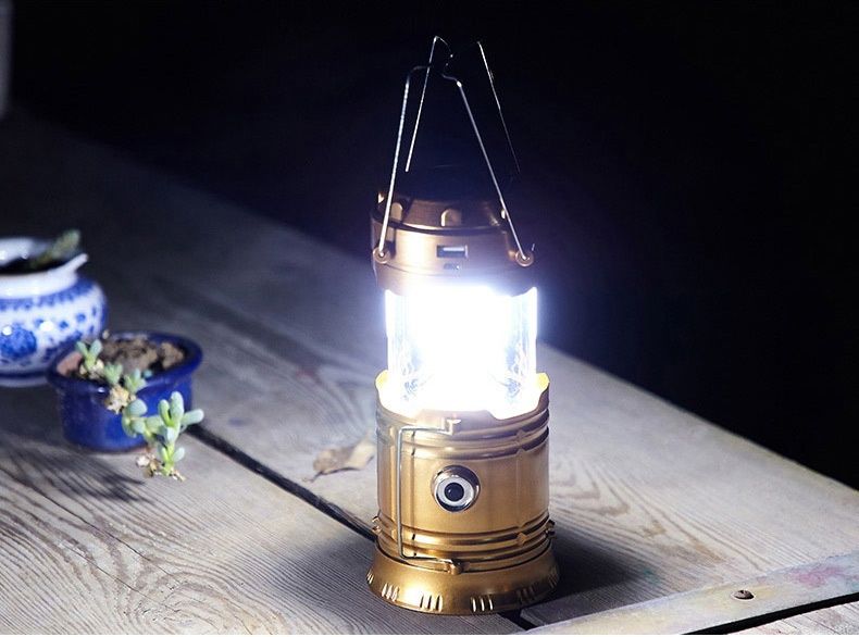 Портативна лампа фонарік LED