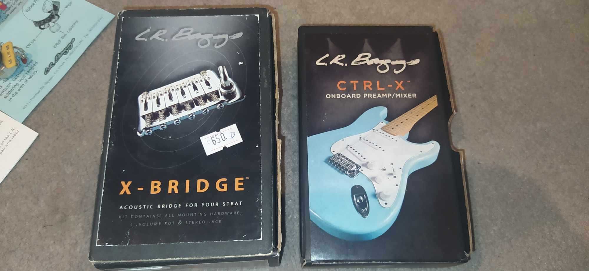 L.R.Baggs X-Bridge + preamp ctrl-X Mostek piezo do gitary elektrycznej