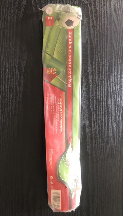 Bandeira Seleção Portuguesa P/Carro ( 2 unidades )