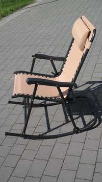 krzesło fotel ogrodowy bujany Gravity