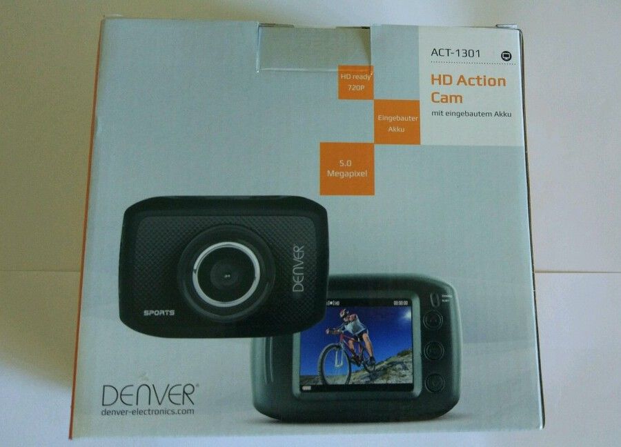 Action Camera Camara de desporto HD Denver ACT-1301