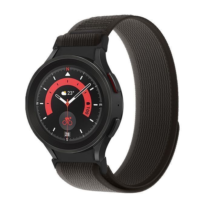 Tech-Protect Nylon Samsung Galaxy Watch 4 / 5 / 5 Pro / 6 Black/Orange