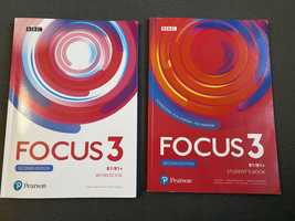 Focus 3 komplet zeszyt ćwiczeń i podrecznik Pearson