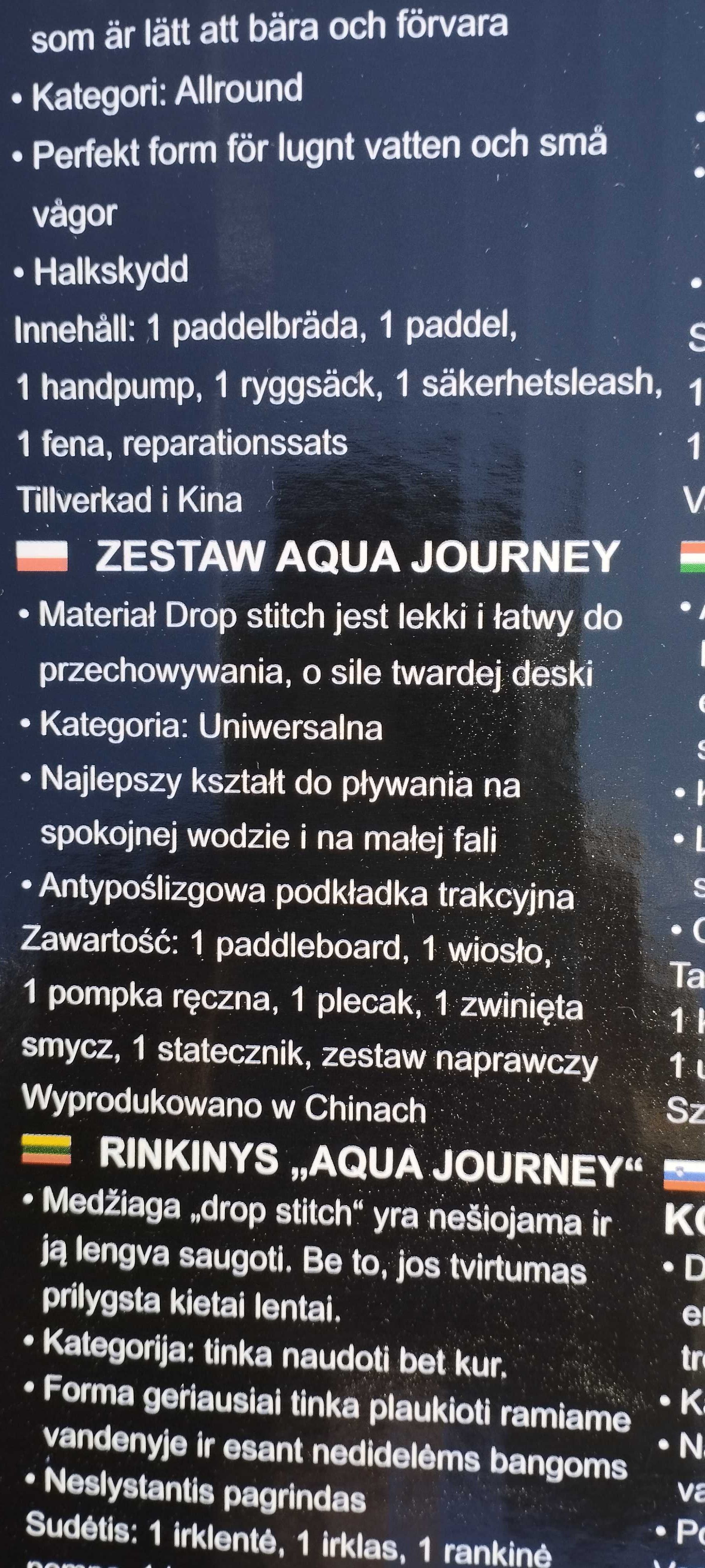 Deska SUP HF Aqua Journey nowa