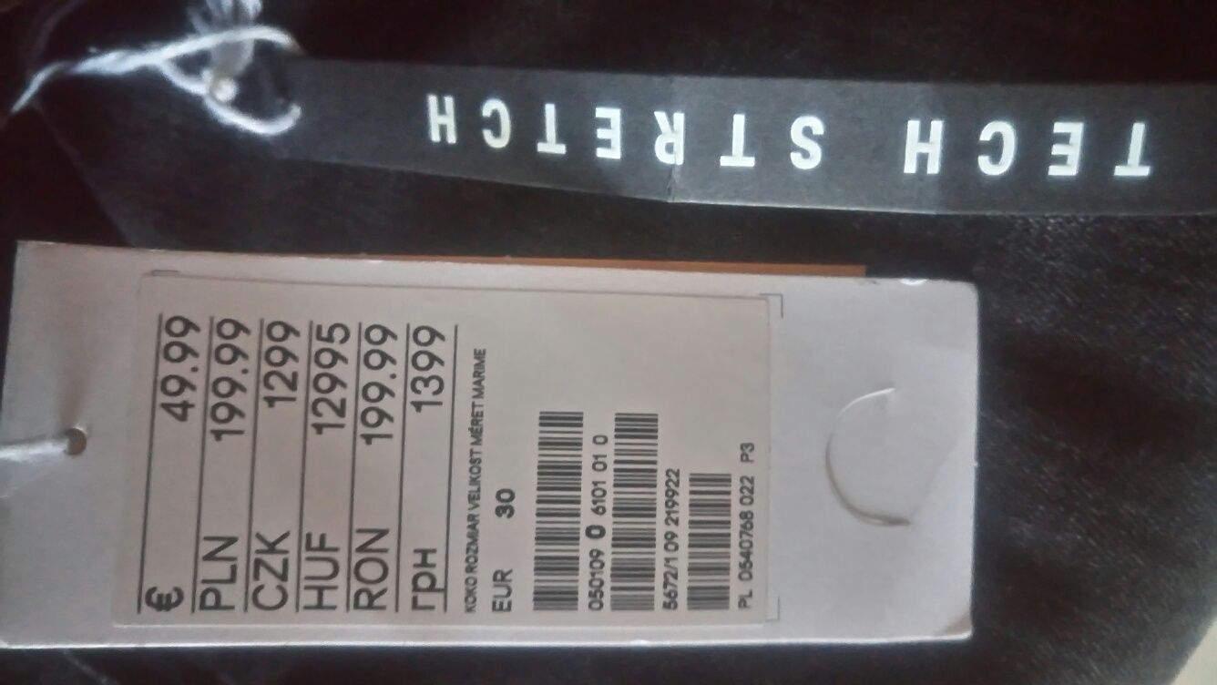 Jeansy skinny h&m r.30 170/76