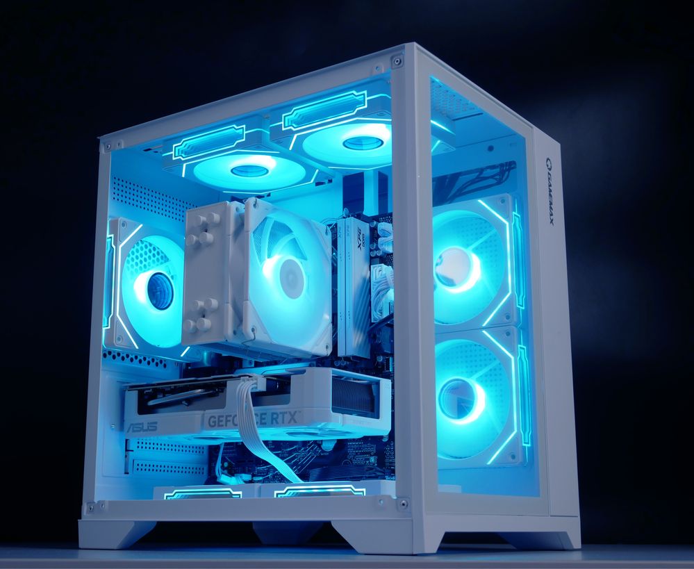 Білий Ігровий ПК RTX 5060 + Ryzen 5 7400F