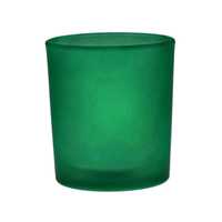 Pojemnik szklany do zalewu świec zielony 365ml