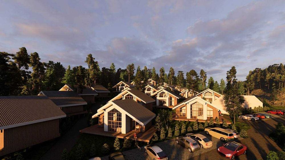 Продаж Земелі в Буковелі з готовим проектом Котеджного Містечка.