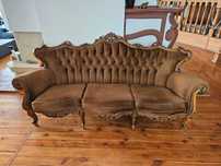 Sofa 3 osobowa plus 2 fotele Barok styl Ludwik