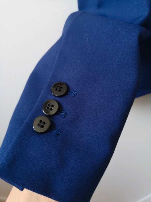 Zara granatowa marynarka 34/XS